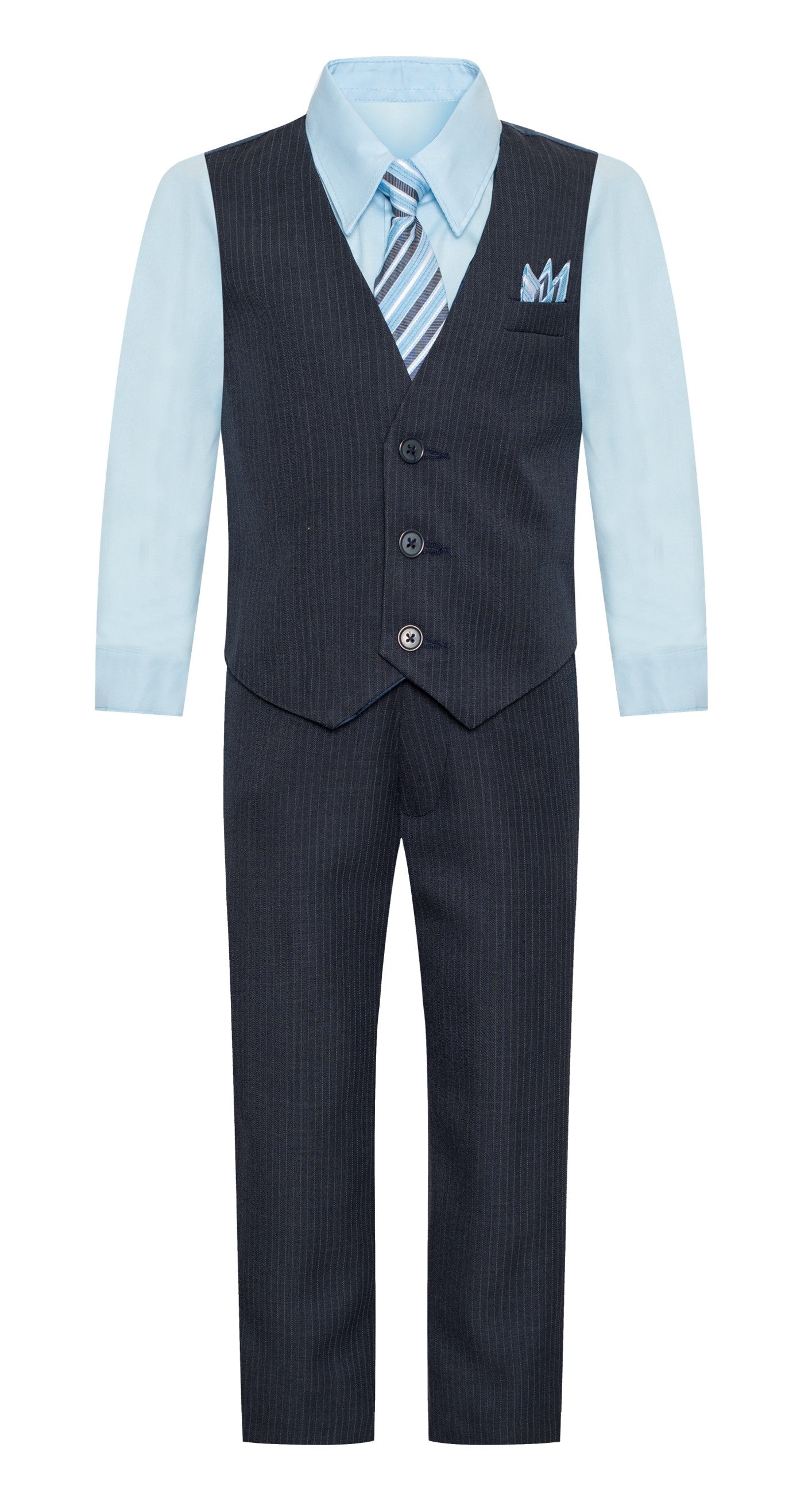 V1521 BOY'S VEST SET SIZE 2-12