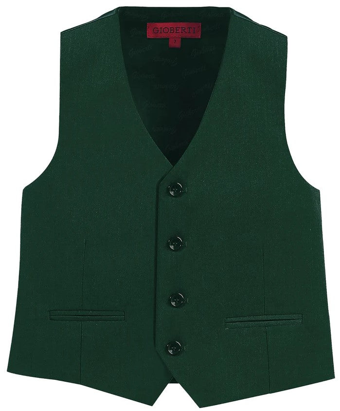 TODDLER'S, KIDS AND BOYS 4 BUTTON FORMAL SUIT VEST