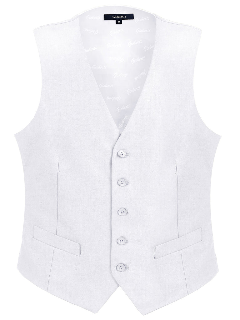 MEN'S 5 BUTTON SUIT FORMAL VEST