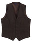 MEN'S 5N BUTTON FORMAL STRIPE SUIT VEST