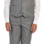 Boys formal Medium Grey Regular Suit (7 pcs)