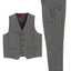 Boys 2 Piece Tweed Plaid Vest and Pants Set