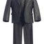 Boys formal Charcoal regular suit (7 pcs)