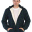 Men's Sherpa Lined Flannel Jacket with Removable Hood