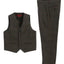 2 Piece Tweed Plaid Vest and Pants Set