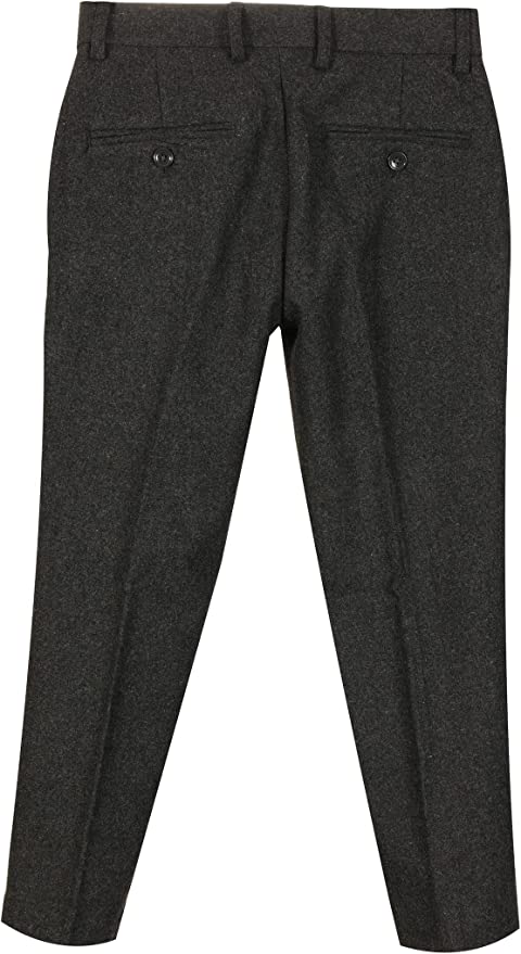 2 Piece Tweed Plaid Vest and Pants Set