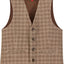 2 Piece Tweed Plaid Vest and Pants Set