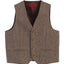 Boys 2 Piece Tweed Plaid Vest and Pants Set