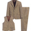 Boys formal Dark Khaki regular suit (7 pcs)