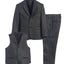 Boys formal Charcoal regular suit (7 pcs)