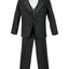 Boys formal tuxedo with bow tie (5 pcs)