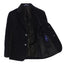Boy's Formal Velvet Blazer with Designed Buttons