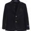 Boy's Formal Velvet Blazer with Designed Buttons