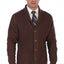 Men's Stockinette Knit Pattern Casual Sweater