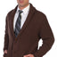 Men's Stockinette Knit Pattern Casual Sweater