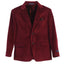Boy's Formal Velvet Blazer with Uniform Buttons