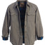Men's 100% Cotton Brushed and Soft Twill Shirt Jacket with Flannel Lining