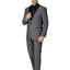 Men's Satin Gray Shawl Lapel Tuxedo Slim Fit (2 PCS)