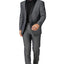 Men's Satin Gray Shawl Lapel Tuxedo Slim Fit (2 PCS)