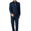Men's Diamante Blue Notched Lapel Suit Slim Fit (3 PCS)