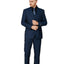 Men's Diamante Blue Notched Lapel Suit Slim Fit (3 PCS)