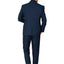Men's Dark Navy Notched Lapel Suit Slim Fit (3 PCS)
