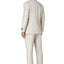 Men's Beige Notched Lapel Suit Slim Fit (3 PCS)
