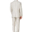 Men's Beige Notched Lapel Suit Slim Fit (3 PCS)