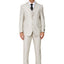 Men's Beige Notched Lapel Suit Slim Fit (3 PCS)