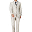Men's Beige Notched Lapel Suit Slim Fit (3 PCS)