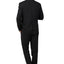 Men's Solid Black Notched Lapel Suit Slim Fit (3 PCS)