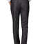 Men's Shiny Charcoal Notched Lapel Suit Slim Fit (3 PCS)