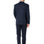 Men's Charcoal Blue Checker Notched Lapel Suit Slim Fit (3 PCS)