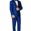Men's Shiny Blue Shawl Lapel Tuxedo Slim Fit (2 PCS)