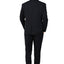 Men's Black Checker Notched Lapel Suit Slim Fit (3 PCS)