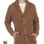 Men's Stockinette Knit Pattern Casual Sweater