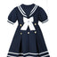 Girls Sailor dress with sailor hat (2 pcs)