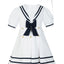 Girls Sailor dress with sailor hat (2 pcs)