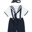 Boys sailor shirt and gallus trousers (4 pcs)