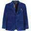 Boy's Formal Velvet Blazer with Uniform Buttons