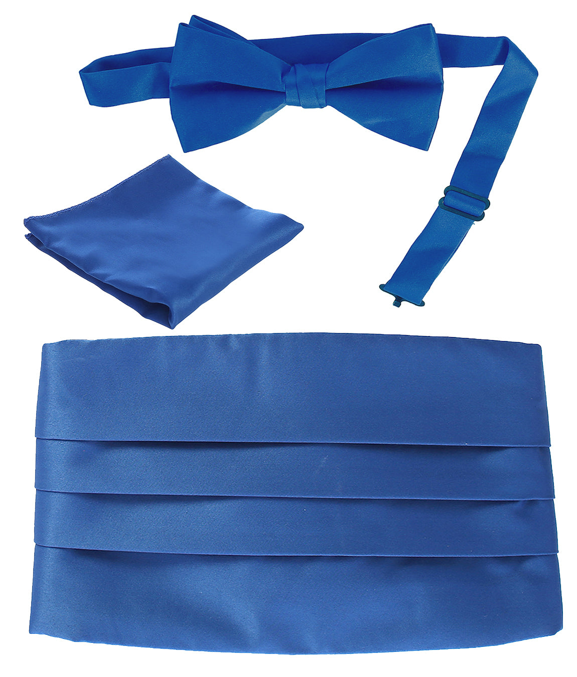 Men's Adjustable Satin and Paisley Cummerbund Set