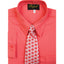 Boys formal dress shirt with striped tie