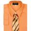 Boys formal dress shirt with striped tie
