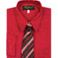 Boys formal dress shirt with striped tie