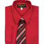 Boys formal dress shirt with striped tie