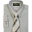 Boys formal dress shirt with striped tie