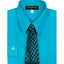 Boys formal dress shirt with striped tie