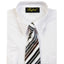 Boys formal dress shirt with striped tie