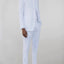 Men's White Notched Lapel Suit Slim Fit (2 PCS)