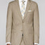 Men's Beige Notched Lapel Suit Slim Fit (2 PCS)